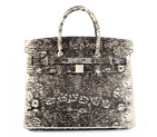 Hermes Birkin 30CM Tote Bags Lizard Leather Silver hardware H30