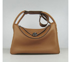 Hermes Lindy 30CM Havanne Shoulder Bag Camel H1057