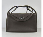 Hermes Lindy 30CM Havanne Shoulder Bag Dark Coffee H1057