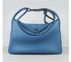 Hermes Lindy 34CM Shoulder Bag Blue H1056 H1056