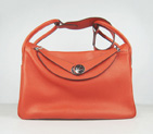 Hermes Lindy 34CM Shoulder Bag togo leather Orange H1056 H1056