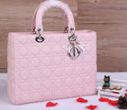 Lady Dior Bag Medium Bag Sheepskin Leather D1667 LightPink D1667