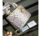 Lady Dior Bag Python leather D1655 D1655