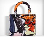 Lady Dior bag in printed twill M0550PTLM M986