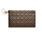 Large Dior Panarea pouch in bronze coated-canvas S0156OPCD M791