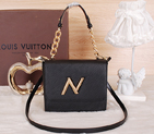 Louis Vuitton EPI Leather Twist Bag M48618 Black M48618