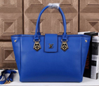 Louis Vuitton Lock Me MM Tote Bag M48966 Blue M48966