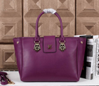 Louis Vuitton Lock Me MM Tote Bag M48966 Purple M48966