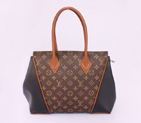 Louis Vuitton Monogram Canvas & Leather W PM M40941 Black M40941