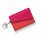 Multiple card holder in Corail and Fraise bullcalf leather S0244PTBB M32Q