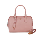 PRADA Saffiano Leather 30cm Two Handle Bag 1845 in Pink 1845
