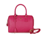 PRADA Saffiano Leather 30cm Two Handle Bag 1845 in Rose 1845