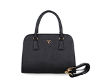 PRADA Saffiano Leather Top Handle Bag 6831 in Black 6831