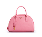 PRADA Saffiano Leather Tote Bag BL0852 in Cherry pink BL0852