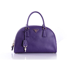 PRADA Saffiano Leather Tote Bag BL0852 in Purple BL0852