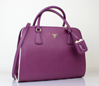 PRADA Saffiano Leather Tote Bag BN2609 in purple 2609