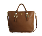 Prada BN1902 Original Calf Leather Tote Bag in Brown 1902