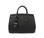 Prada Bluette Saffiano Leather Lux Handbag BN2402 in Black BN2402
