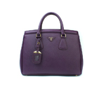 Prada Bluette Saffiano Leather Lux Handbag BN2402 in Purple BN2402