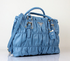 Prada Gaufre Nylon Tote Bag BN1788 in SkyBlue 1788
