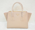 Prada Glace Calf Leather Tote Bag BN2619 in Bare Pink 2619