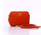 Prada Saffiano Calf Leather Pouch 1N1674 in Orange 1N1674