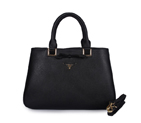 Prada Saffiano Calf Leather Tote Bag 2244 in Black 2244