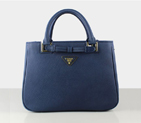 Prada Saffiano Calf Leather Tote Bag 2246 in Royal blue 2246