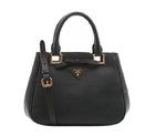 Prada Saffiano Calf Leather Tote Bag BN2245 in Black 2245
