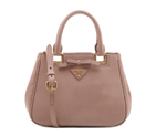 Prada Saffiano Calf Leather Tote Bag BN2245 in Pink 2245