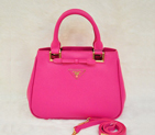 Prada Saffiano Calf Leather Tote Bag BN2245 in Rose 2245