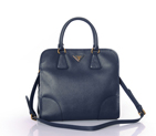 Prada Saffiano Calf Leather Tote Bag BN2254 in Blue BN2254