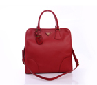 Prada Saffiano Calf Leather Tote Bag BN2254 in Wine BN2254