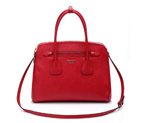Prada Saffiano Cuir Leather Tote Bag 103358 in Red 103358