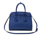 Prada Saffiano Cuir Leather Tote Bag 103358 in Royal blue 103358