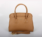 Prada Saffiano Cuir Leather Tote Bag 10337 in Earth yellow 10337