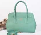 Prada Saffiano Cuir Leather Tote Bag BN2549 in Lake blue BN2549