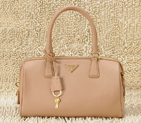 Prada Saffiano Leather Handbag BL0796 in Bean paste BL0796