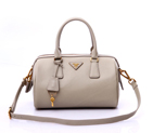 Prada Saffiano Leather Handbag BL0797 in Light gray BL0797