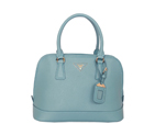 Prada Saffiano Leather Tote Handbag BN2558 in Light Blue BN2558