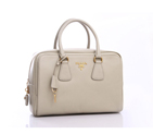 Prada Top Handle BR0804 Handbag in Light gray BL0804