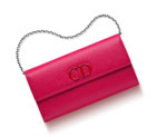 Rendez-Vous wallet in glossy fuchsia grained calfskin S0068PCGV M431