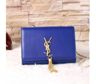 SAINT LAURENT Monogramme Cross-body Shoulder Bag 311217 Blue 311217