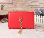 SAINT LAURENT Monogramme Cross-body Shoulder Bag 311217 Red 311217