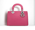 Small Diorissimo bag in Rose The smooth calfskin M0915PVPU M13P