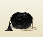 Soho soft patent leather mini chain bag 353965 AB80G 1000