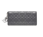 Three-tone leather Lady Dior Escapade wallet S0015PTRI M728