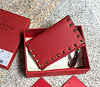 Valentino Garavani Rockstud coin purse and card case in calfskin 605