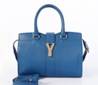 YSL Small Cabas Chyc Bag 8220 Blue 8220