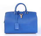 Yves Saint Laurent 2013 Medium Cabas Chyc Bag 8337 Blue 8837